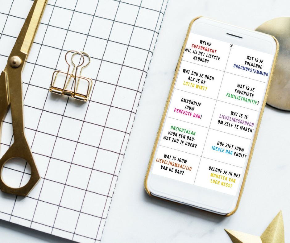 Salino Conversation starters voor op je familiefeest!